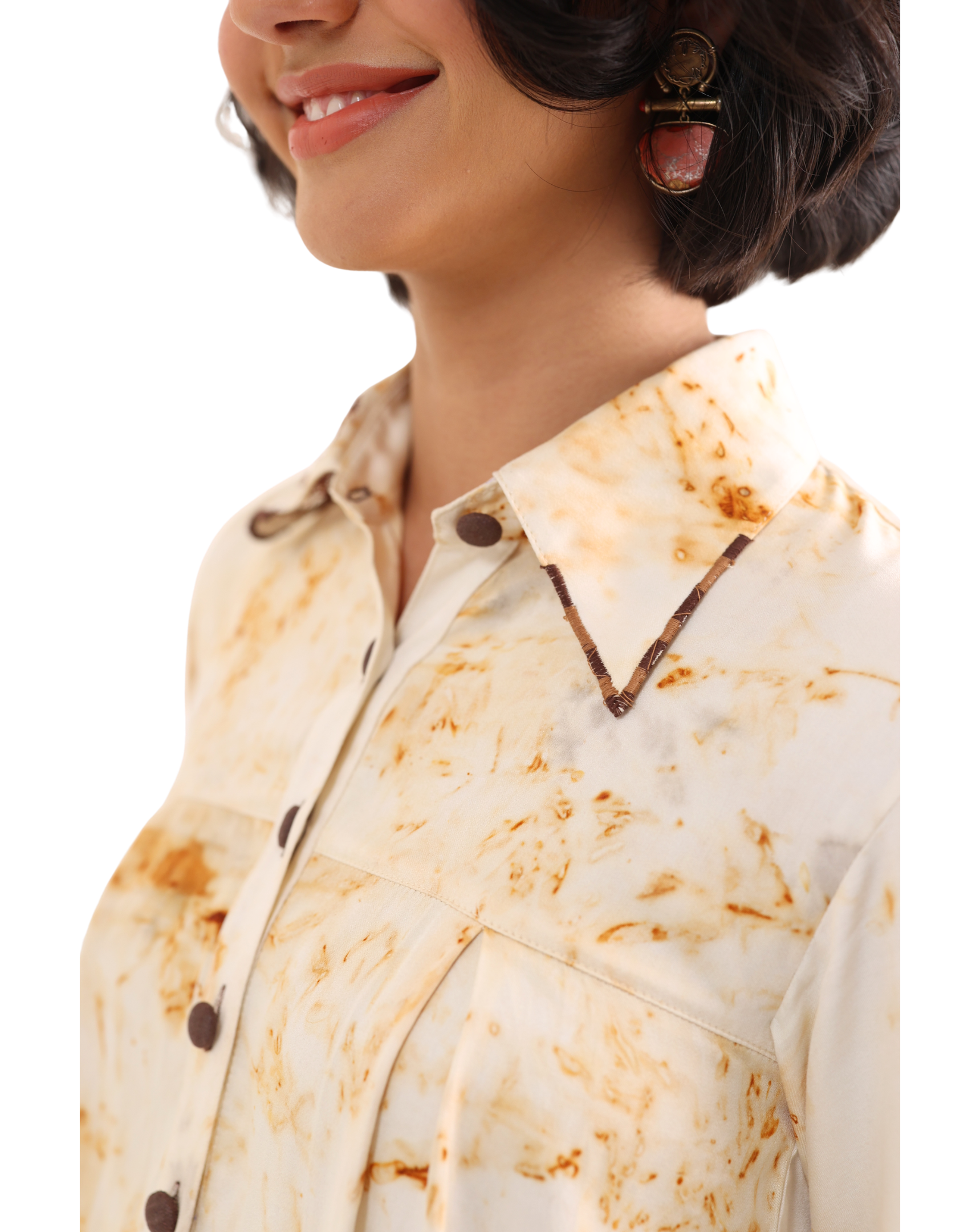 Oxide Cropped Shirt