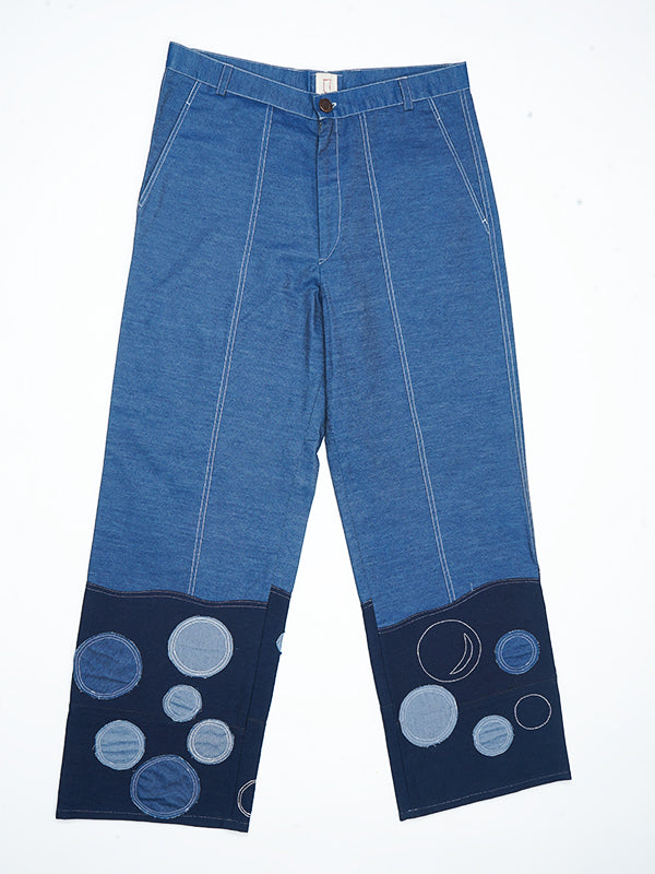 Bubbles Denim Pants