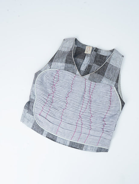 Gray Lufa Top